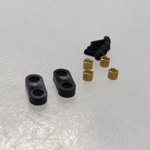 837 1穴 片穴 メタルリング リング台 おわん付6mm 8-14mm片穴用　ロジウムカラー