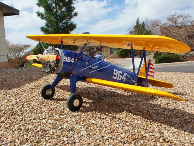 30% Stearman PT-17 100cc (Blue) – RC DEPOT オンラインショップ