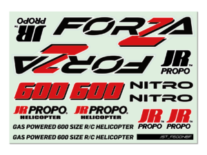 FRPフロントボディー用ステッカーF600N