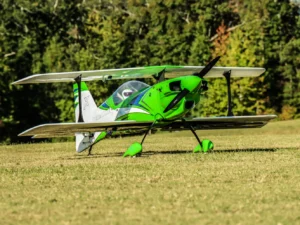 70CC Peregrine Biplane - Green/White【お取り寄せ】