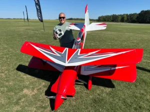 70CC Peregrine Biplane - Red/White【お取り寄せ】