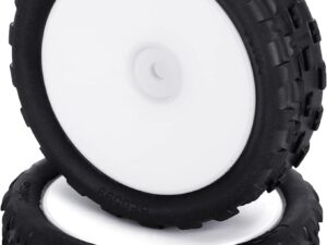 [LCRACING] RCカー L5041 BHC-1 タイヤホイールセット フロント(カーペット人工芝) 12mmHEX 2個入